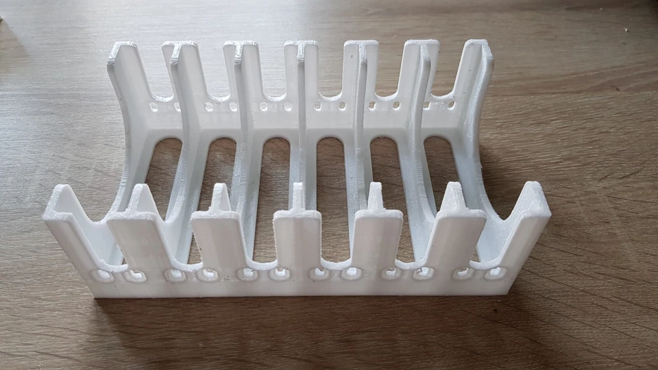 Festplatten Ständer 6-fach 3,5 Zoll Aufbewahrung Rack Rig Für Int. Platten - Bild 2 von 4