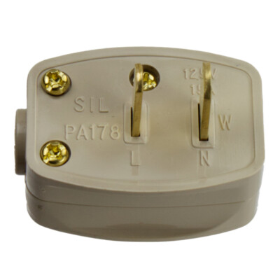 W4 Clipsal-Typ 12V 2-poliger Stecker - Wohnwagen / Wohnmobil Elektro 37589