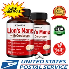Lion's Mane Capsule  - Support Heart.Cognitive Health, Support Nerve Growth