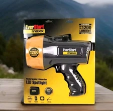 EVERSTART MAXX LED SPOTLIGHT 12 HOUR RUN 1200 LUMEN RECHARGEABLE SEALED SL5HE