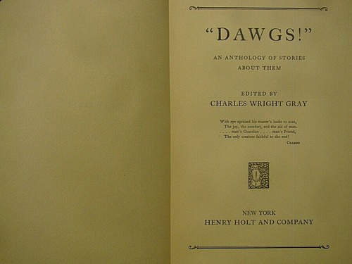 Charles Wright Gray Dawgs, an Anthology of Stories about Them First edition 1925 - Picture 4 of 6