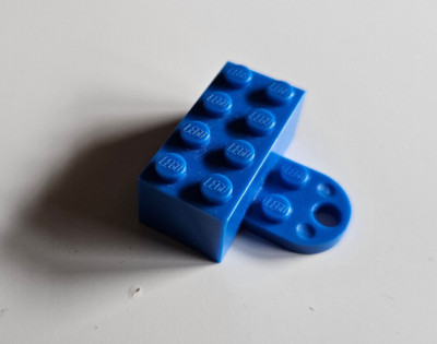 LEGO 74188c01 Magnet Brick, Modified 2 x 4 Sealed Base; Blue, 1 Stück