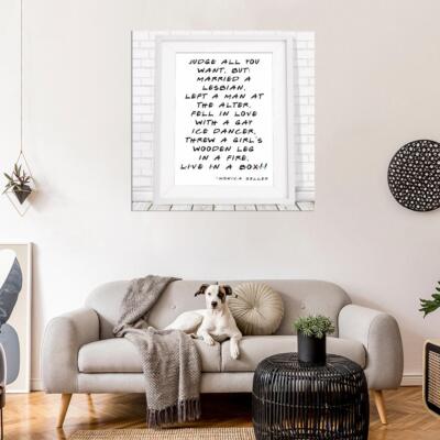 501060 MONICA GELLER QUOTE - Friends * 36x24 WALL PRINT POSTER | eBay