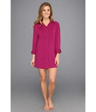 Splendid Sleep-Over Sexy Boyfriend Nightie Fine Vine S new $88