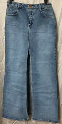 Parasuco Jeans Extreme Fit Long Skirt Blue Size 8 Brand New NWT Womens