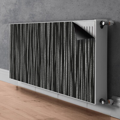 Heizungsabdeckung Heizkörperverkleidung Heizung Schutz Schwarz Design 110x60