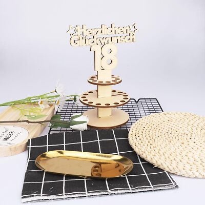 ALULU Geldgeschenk Box 18. Geburtstag - Schwarz Gold DIY Überraschungsbox 12x12cm