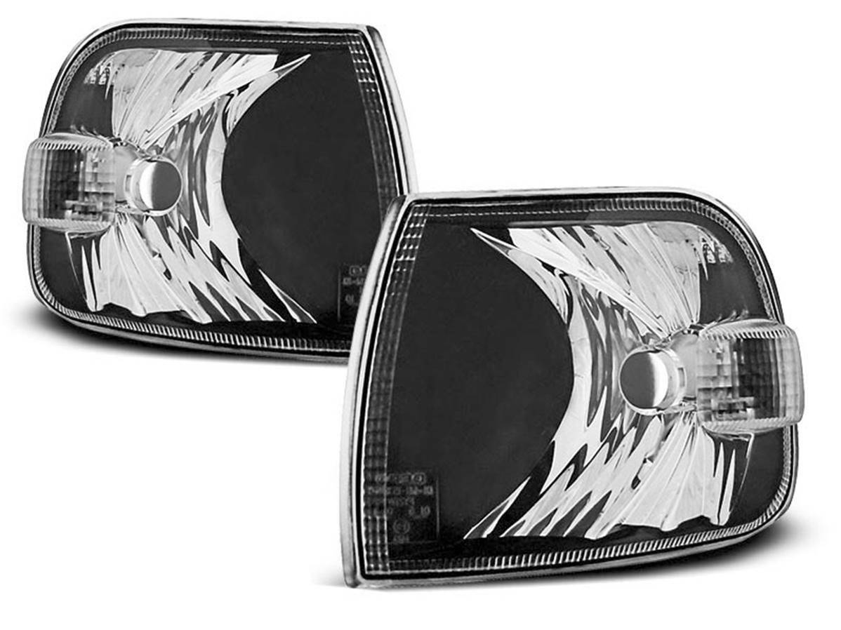 Paire de clignotant VW T4 noir en finition premium acrylique de rechange