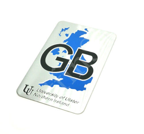 New UK England Union Jack Map Flag Metal Car Badge Emblem Decal Sticker Boot GB - Bild 1 von 3