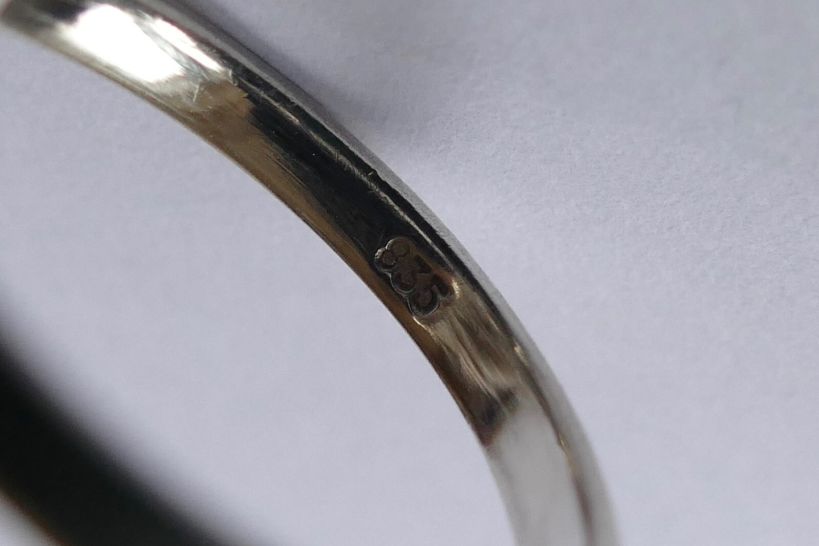 Ring 835 Silver Knot Ring Solid Vintage around 19… - image 4