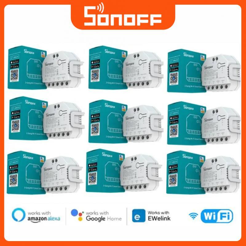 1-10PCS SONOFF DUAL R3/DUAL R3 WiFi MINI Switch With Power Metering 2 Gang Dual