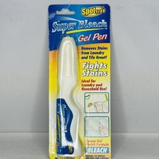 Spot Free Super Bleach Gel Pen Remove Stain From Laundry and Tile Grout 2 oz NEW