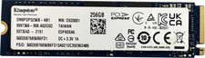 5 Stk - Kingston - 256GB - M.2 2280 - SSD NVM...