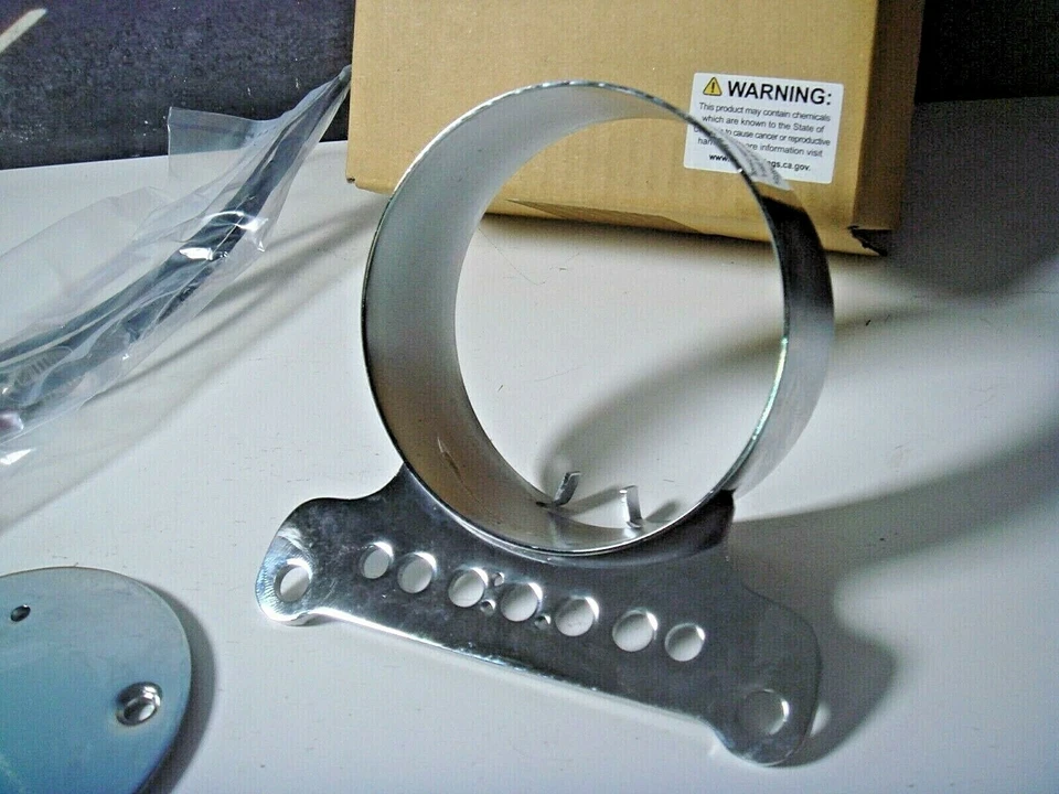 Suporte de montagem Harley XL calibre cromado Sportster 95-05 Dyna FXD V-Twin 39-0212 X9 - Imagem 2 de 4