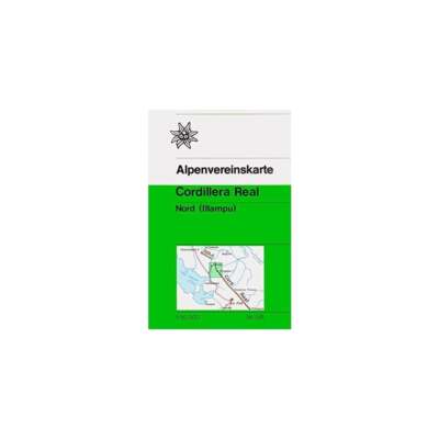 Bolivien 1:50k Alpenvereinskarte Karte 0/8: Cordillera Real - Nord/Nord 
