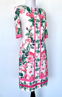 Eliza J Pink Floral Stretch Tunic Dress NWT Retails $128 Price $69 Size 0