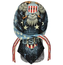 Biker Headwrap Danbanna Deluxe Du-Rag Cap Doo Rag Bandana American Iron