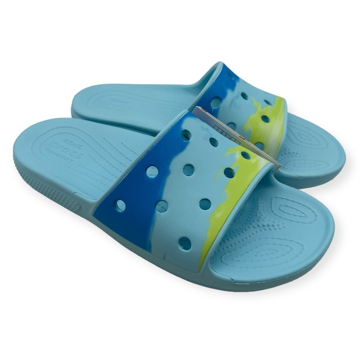 CROCS classic unisex ombre comfy slide sandals Size 10men/ 12women Crocs Unisex Classic Ombre Adult Flip Flop Sandal Men 10  main image 4