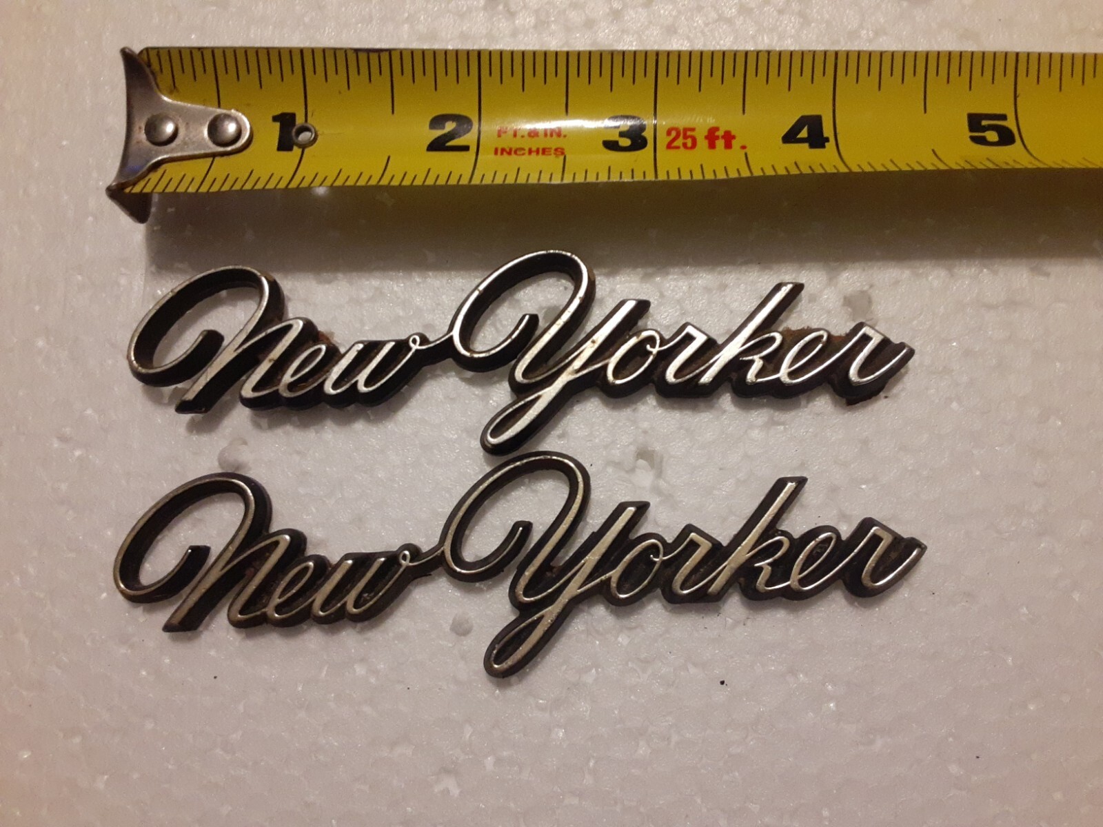 CHRYSLER NEW YORKER SCRIPT EMBLEMS ORIGINAL MOPAR | eBay