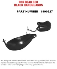 BLACK HANDGUARD FIT FOR ROYAL ENFIELD BEAR 650