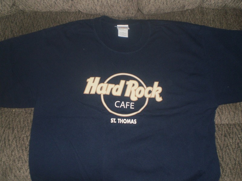 Hard Rock Cafe St. Thomas graphic tee men's XL