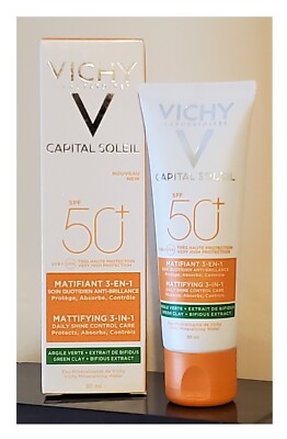 Vichy Capital Soleil spf50 mattifying 3-in-1 daily shine control care 50ml