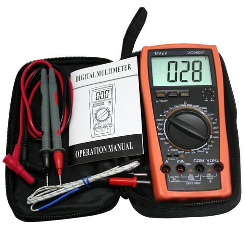 VICI VC9808+ Digital Multimeter Smart Auto Range 1000V 20A Ohm Hz Capacitance - Picture 1 of 5