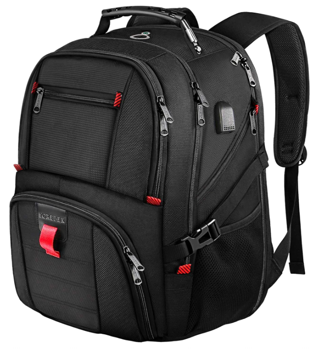 50L Water-Resistant Travel Backpack for Men & Women with Laptop Compartment-image