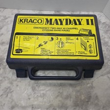 Kraco Mayday II Portable Emergency Two Way 39 Channel CB Radio, Tested  Works 