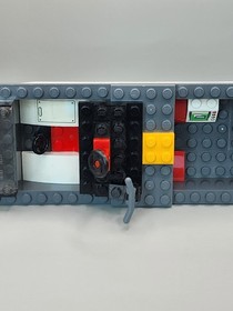 LEGO City 4642 Fishing Boat Hull 28x8 Dark Bluish Gray Top w/ Stickers Partial