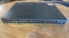 Cisco Catalyst 2960 WS-C2960X-48FPD-L 48 Ports POE Rack Mount Switch  Stack