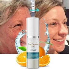 2026 - Total Package Serum, All-In-One Vitamin C,Hyaluronic Acid, Peptides Serum