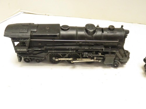 LIONEL POST-WAR - 2035 STEAM LOCO W/2466W TENDER-GOOD - 0/027 - RUNS GREAT- W35 - Picture 5 of 11