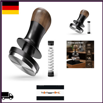 Espresso Tamper 58 mm MHW-3BOMBER 3 Feder Konstanter Druck Sound Feedback