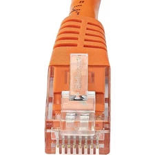 StarTech 50ft Orange CAT6a Ethernet Cable, Snagless RJ45, 10GbE, 100W PoE++