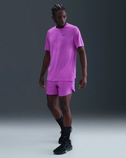 Nike Mens Shorts 5  Vivid Purple M Stride Running DF Brief Lined DM4755-552