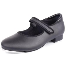 Asyusyu Adults Tap Shoe Dance Shoes,Black-8.5
