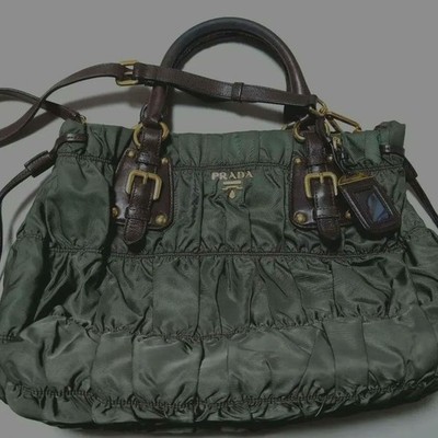 PRADA TESSUTO GAUFRE 2way Nylon Tote Bag From Japan