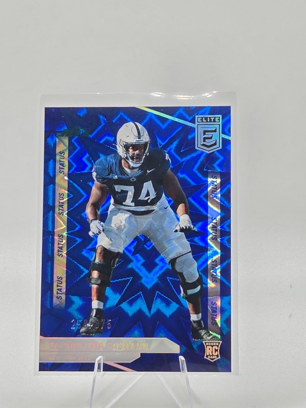 2024 Donruss Elite Status Blue Explosion Olumuyiwa Fashanu Rookie 258/875 Jets
