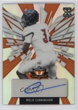 2022 Leaf Valiant Orange 9/25 Malik Cunningham #BA-MC1 Auto 06mc