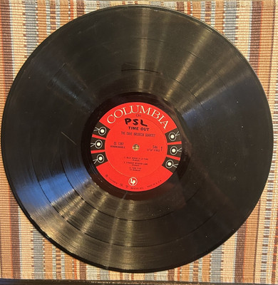 DAVE BRUBECK QUARTET Time Out LP 6-Eye Columbia CL 1397 Take Five VG