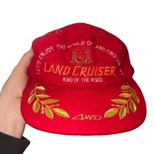 vintage 80/90s Toyota Land Cruiser Cap Hat Apollo JDM Retro Snapback