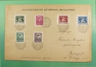 DR WHO 1935 HUNGARY FDC? SPECIAL CANCEL LR33510