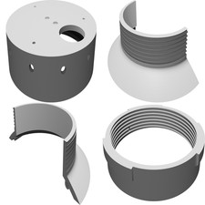 Adapter Deckenmontage für Lampe IKEA FADO 3D Druck Konverter