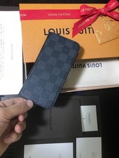 Authenticity guaranteed Louis Vuitton Damier Graphite Ferio iPhoneX.Xs case