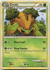 Grotle 31/95 Uncommon HGSS Unleashed Pokemon LP