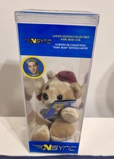 Vintage NSYNC N Sync Limited Edition Collectible Bear Lance Bass NOS New In Cube