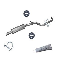 Mitteltopf Schalldämpfer inkl. Anbausatz passt VW Golf  V-Generation 1K1,5M1,521