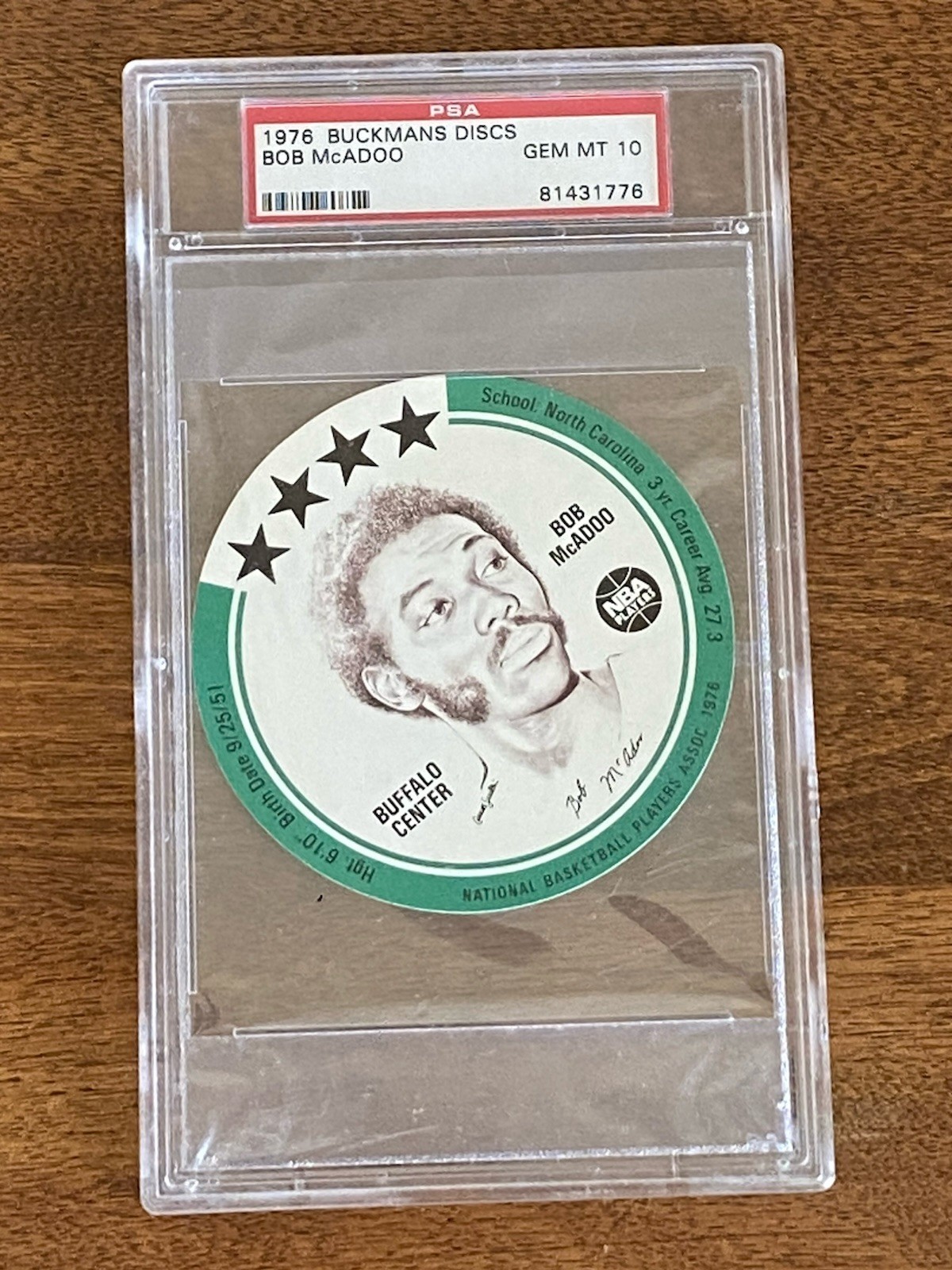 RARE AUTO / DISC PSA 10 VINTAGE BASKETBALL CARD LOT Lanier/McAdoo/Gervin READ! view 3