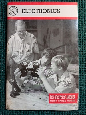 Electronics Merit Badge Pamphlet 9B Full Photo/Red Stripe, 2007 Printing